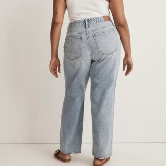 Madewell Low-Rise Baggy Straight Jean Size 32 - Picture 4 of 16